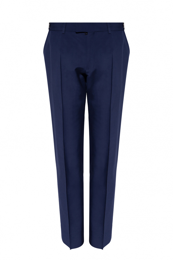 Dolce & Gabbana Wool pleat-front bebe trousers